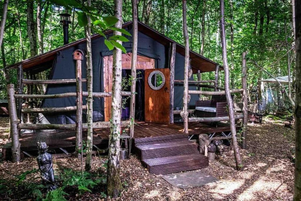 Luxury tent Cosy Woodland Romantic Retreat With Log Fires And Nature *