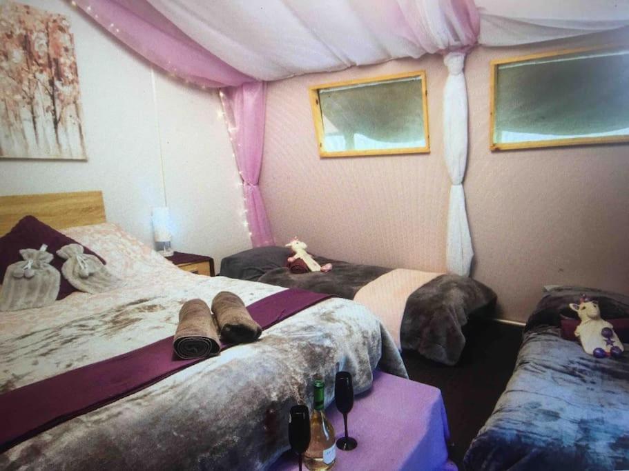 Luxury tent Cosy Woodland Romantic Retreat With Log Fires And Nature *