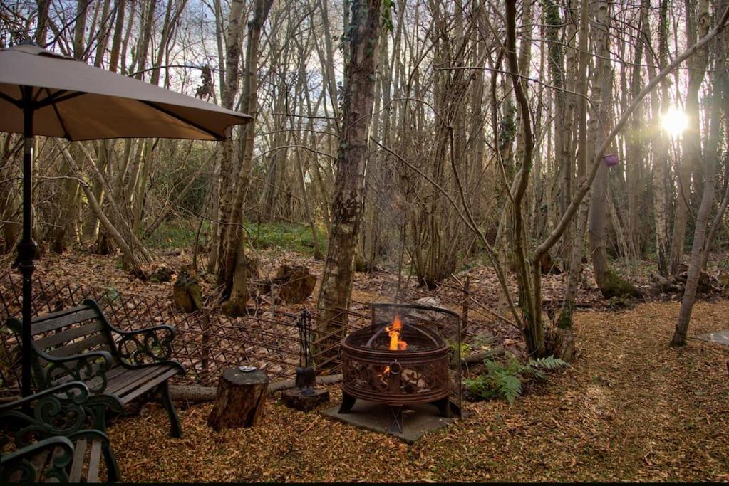 Cosy Woodland Romantic Retreat With Log Fires And Nature Luxury tent Sturry